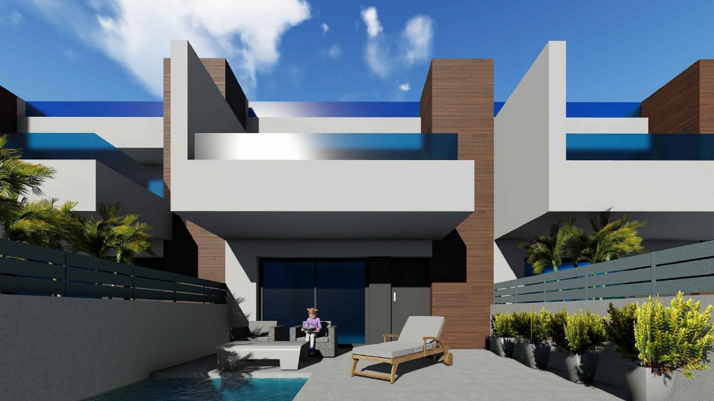 N-420 Luxury townhouse with private pool in Benijofar N-420 Luxury townhouse with private pool in Benijofar